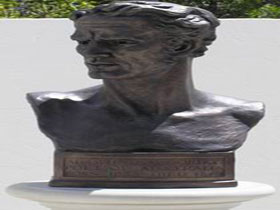 Adam Lindsay Gordon Bronze Bust - Winery Find 0