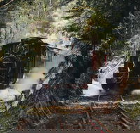 West Coast Wilderness Railway River and Rainforest from Strahan - Winery Find