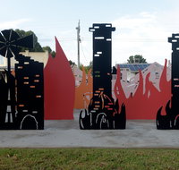 Lyrics Landscapes and Lintels - Leeton Public Art Trail - Winery Find