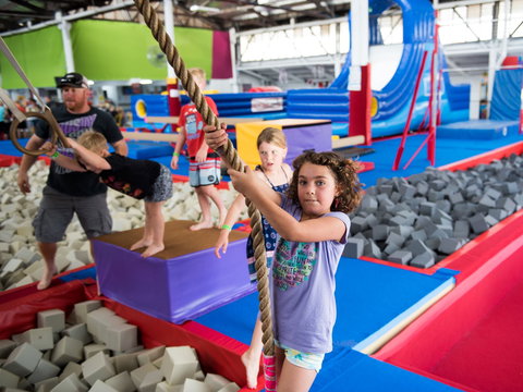 Springloaded Trampoline - Winery Find 2