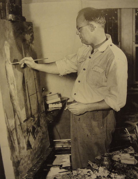 Russell Drysdale Easel Sculpture - Winery Find 1