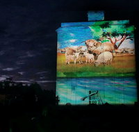 Quorn Silo Light Show - Winery Find