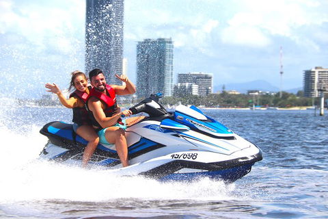 2hr Jet Ski Tour On The Gold Coast - NO LICENCE NEEDED. NON STOP JETSKIING - Winery Find 0