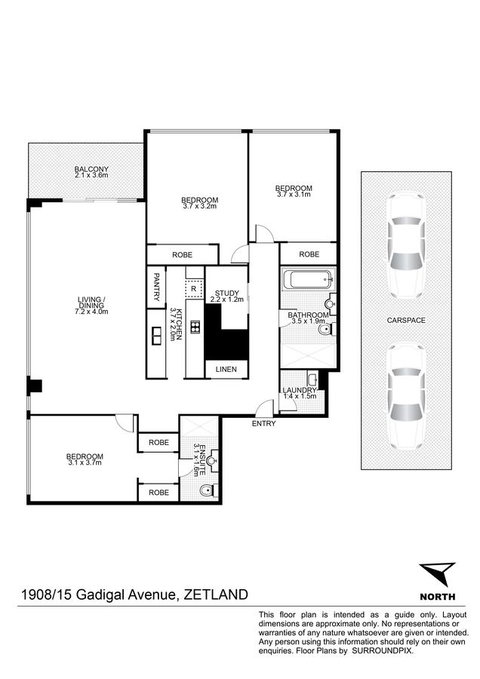 Gadigal Groove - Modern And Bright 3BR Executive Apartment In Zetland With Views - Winery Find 11