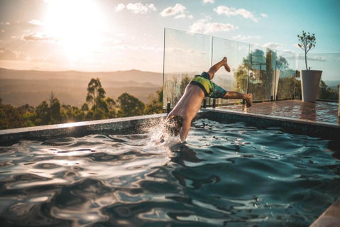 Luxurious Hinterland Guest House With HEATED POOL Sleeps 10 Brisbane Scenic Rim Gold Coast - Winery Find 1