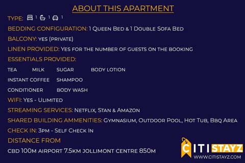 Perfectly Located Modern Apartment - Canberra CBD - Winery Find 2