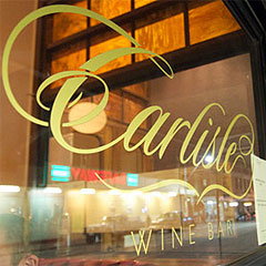 Carlisle Wine Bar - Winery Find 0
